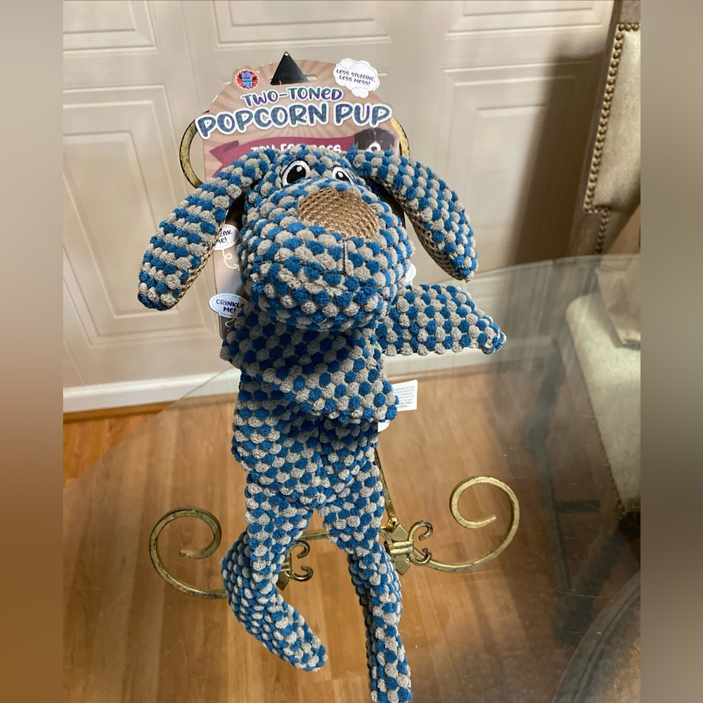 - - Bow Wow Pet Dog Toy Doggie   14” Clinker & Squeaker